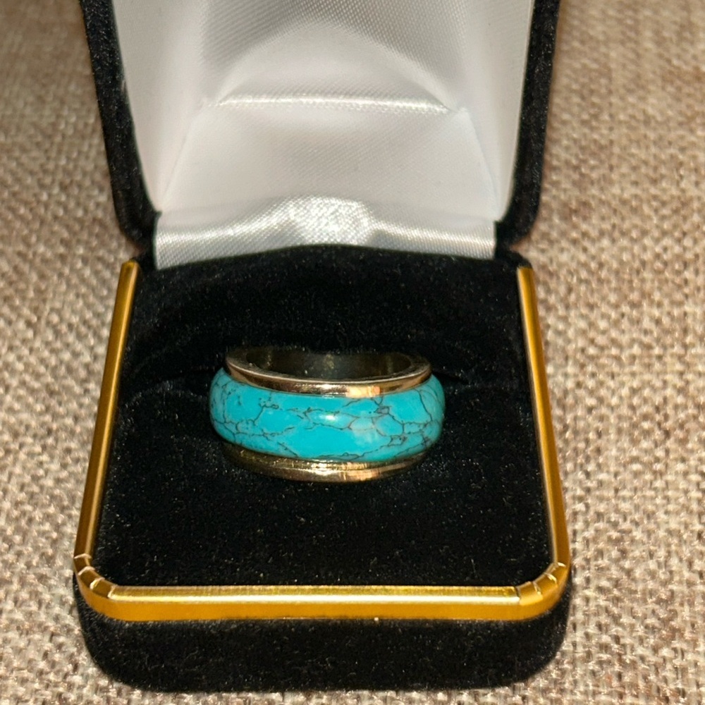 Turquoise Silver Women's Ring